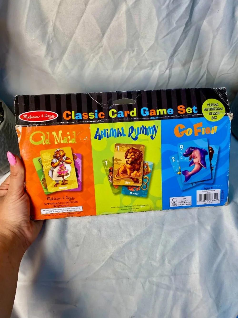 Melissa & Doug Classic Card Game Set & Scholastic Minute Mania People & Places G
